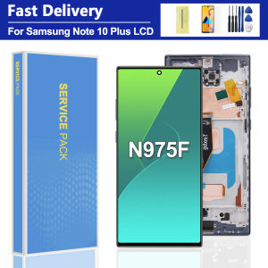 For Samsung Note10+ N975F N976F TFT Quality LCD Screen Digital Touch Screen Display with Frame for Note 10 plus 5G