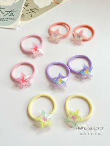 Elastic Hair Ties for Girls: Baby Star Hair Accessories & No Damage to Hair
