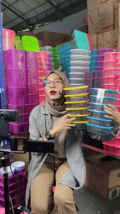 FOOD CONTAINER SET TOPLES PLASTIK CALISTA FURANO SMOKE 6PCS TEMPAT KOTAK BOX WADAH PENYIMPANAN MAKANAN FOOD CONTAINER SET PREPARATION STORAGE TOPLES KULKAS TEMPAT BUMBU DAPUR PENYIMPANAN SAYUR BUAH IKAN DI KULKAS CALISTA TOPLES SET