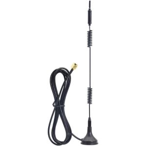 GSM 4G LTE 5G Antenna Magnetic Base 600-6000MHz 18dBi SMA Male with 3M RG174 Cable for Modem Wireless Router
