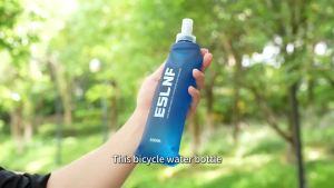 Eslnf(ESLNF) | Bình Nước Silicone Gấp Gọn ESLNF 0.5L Kích Thước Nhỏ Gọn Tiện Lợi Cho Việc Đi Xe Đạp Chạy Bộ Cắm Trại Đi Bộ Đường Dài Du Lịch Hoạt Động Ngoài Trời Túi Đựng Nước Tiện Dụng