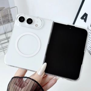 Ốp Điện Thoại iPhone Duo Fold Trong Suốt Từ Tính Cao Cấp Hỗ Trợ Sạc Không Dây Viền PC Bảo Vệ Mặt Trước Và Mặt Sau Tương Thích Với iPhone