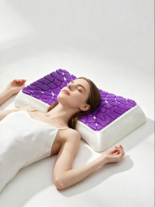 Slow Rebound Memory Foam Gel Pillow for Adult Cervical Support