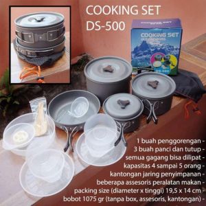 (COD)-cooking set DS 500/ DS 200 anti lengket original