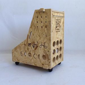 XIAOMUNOLIANGPIN | Folding Bike Compatible Storage Box Double Layer