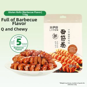LAIYIFEN | Nostalgic Grilled Flavor Chewy Wheat Gluten Snack 118g