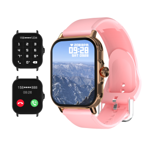 LAXASFIT 2024 New Smart Watch Bluetooth Voice Call Health Monitoring Men Women Smart Watch Gift Fro Android IOS