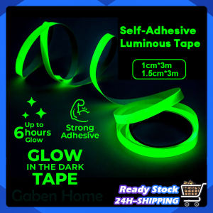 3M Luminous Tape Self-Adhesive Glow In The Dark Sticker Home Switch Decoration Fluorescent Night Light Tape Stairs Safety Warning Tape