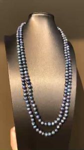 Chuỗi Ngọc Trai Thô Tự Nhiên 6-7 dài 1.5m Cuốn Được Nhiều Vòng Cổ