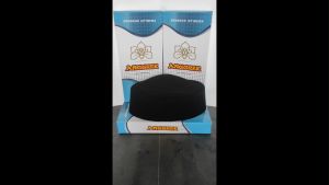 Songkok Peci Kopiah ANGGREK Susun Non AC Bludru Hitam Premium