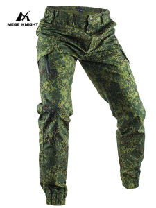 MEGE Russian Military Camouflage Pants Mens Autumn Tactical Outdoor Mountain Climbing Long Pants Waterproof Polyester Workwear
