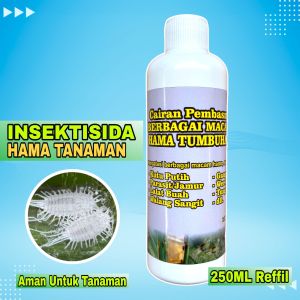ISI ULANG | PEMBASMI HAMA TANAMAN | KUTU PUTIH | JAMUR | LALAT BUAH | WALANGSANGIT | WERENG | TUNGAU | 250 ML Reffil | Paket Hemat | Aman Untuk Tanaman | Ramah Lingkungan | 100% Ampuh