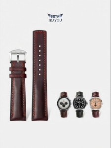 JEAYOU | Crazy Horse Leather Watch Strap