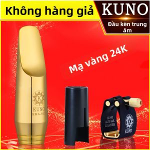 KUNO | Mỏ Còi Saxophone Kim Loại Nhạc Cao Mạ Vàng