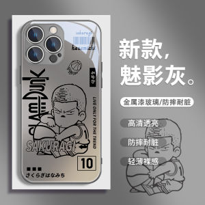 Anime Basketball Style Phone Case for Apple 14 15 16 pro Max Sakura Haruko Flower Road XR Cartoon Trendy 12 Flowing Maple 11 pro Personalized 7 Mens 8 plus Glass 13 Hard Shell