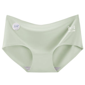 Miiow | Pure Cotton Ice Silk Underwear Womens Seamless Anti-Bacterial New 2025 Briefs Shorts Breathable Comfortable Daily Wear