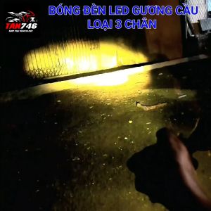 Bóng đèn trước LED H4 bi cầu 3 chân lắp cho Rs Rsx Ws Ws110 Fu Sirius và nhiều xe khác.