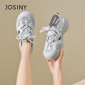 Josiny | Breathable Thick Sole Lace-up Casual Sandals