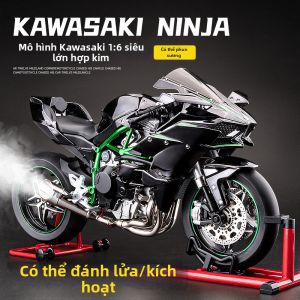 JUANNUO | Mô hình siêu mô tô Kawasaki Ninja H2R tỷ lệ 1:6