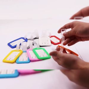 Travel Luggage Tag Suitcase Accessories Information Label Holder Name Address List ID Card Contact Plastic Waterproof