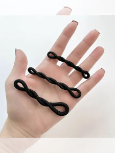 Vintage Black Hair Ties Womens Simple Hair Bands Elastic Hair Bands Hair Accessories Original Design  out Fashion