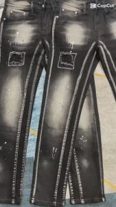 Quần bò jean nam dài đen rách 2 đáy phong cách chất jean co giãn tốt chuẩn form bền đẹp giá tốt 01/07