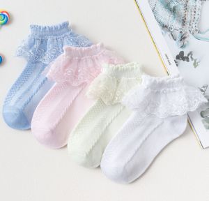 ถุงเท้าลูกไม้เด็ก ผ้านิ่ม  ใส่สบาย (เหมาะสำหรับ 1-10ขวบ.)