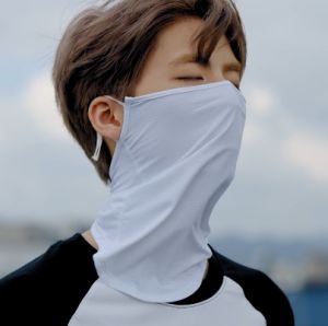 ROCKBROS Face Mask for Men and Women Summer Breathable Anti-UV Ice Silk Mask Quick-drying Cycling Clothing