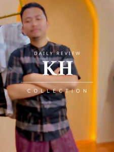 Kemko KH Kemeja Koko Pria Lengan Pendek Motif Grafis Premium Terbaru Slimfit/Jumbo