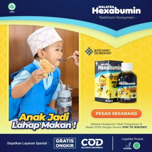 Madu Penambah Nafsu Makan Anak & Walatra Hexabumin EKstrak Albumin