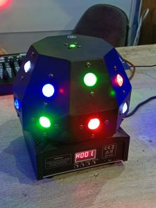 Đèn LED Mushroom Laser 16 Mắt - Đèn Hiệu Ứng Sân Khấu Mix Laser 7 Màu Cảm Biến Theo Nhạc