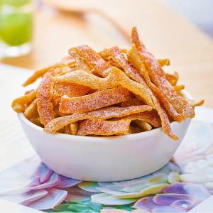 Ready-to-eat Preserved Orange Peel Snacks