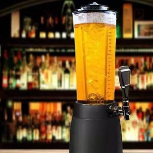 Beer Tower 2.5 Liter Cocktail Juice Dispenser For Parties Restaurant Bars High Capacity Heavy Duty Bar Beer Dispenser 2.5L