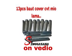 BAUT SET COVER TUTUP BAK CVT YAMAHA  MIO LAMA SMILE   SPORTY