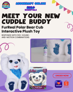 FurReal Polar Bear Cub Interactive Plush Toy Ages 4 and Up