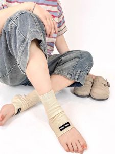 Tất Ống Mỏng Mùa Hè Đơn Giản Thời Trang Cá Tính Bảo Vệ Bàn Chân Đa Năng Cho Mọi Mùa Bằng Vải Cotton