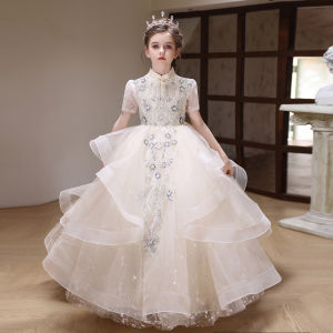 Girls Performance Dress for Piano Recital Hosting Party Birthday