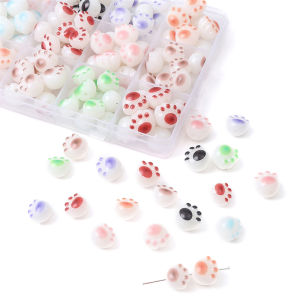 10/20Pcs Colorful Kitten Claws Resin Beads Cute Cat Paw Charms for Necklace Bracelet Earring DIY Jewelry Craft Making Accessories