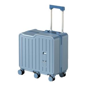 Childrens Luggage 20 Inch Pull Rod Suitcase Traveling Parent-Carrying Seat Kids Can Sit on Fashionable Hardshell Suitcase