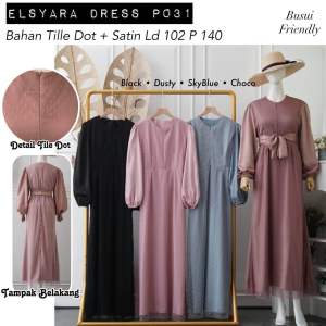 ELYASS DRESS WANITA KONDANGAN BROKAT