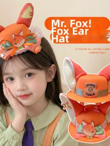 Fox Nick Zootopia Theme Hat Clip Photo Props Headwear