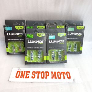 Lampu Sein Led T10 Crystal 15 Mata Original Luximos Lampu Senja Kota Sen Riting Terang Asli Original Nine