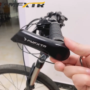 ที่จับแฮนด์จักรยานเสือภูเขา/บาร์เอนด์อะลูมิเนียมอัลลอยด์ ทรงเขา (Bullhorn/Bar End) สำหรับพักมือ