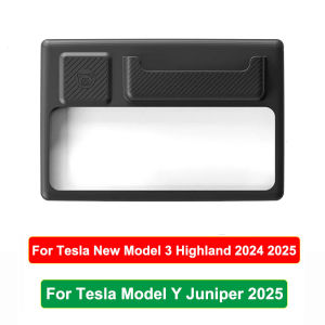 For Tesla Model Y Juniper Launch 2025 Model 3 Highland Screen Protector Cover Frame Edge Navigation TPE Protective ETC Organizer