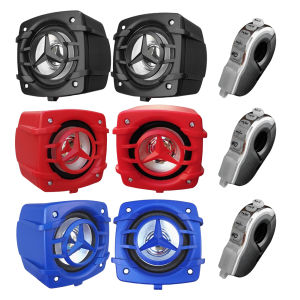 【New Arrival】Bluetooth-Compatible Motorcycle Horns Support FM Radio Music Player Playback USB Bluetooth-Compatible Speaker Waterproof