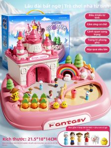 BEI JESS | Bộ Đồ Chơi Từ Tính Lâu Đài Công Chúa Elsa