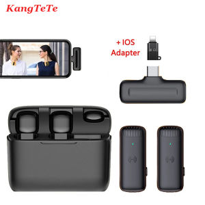 Wireless Lavalier Microphone Intelligent Audio Noise Cancellation For Home Video Professional Recording Mobile Phone Tablet PC