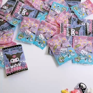 ถุงจุ่ม ซองจุ่ม ถุง ลายการ์ตูน 100ใบ มีขนาด5*7 และ 7*9 DIY สำหรับใส่ โมเดล ทำจุ่ม ตุ๊กตา