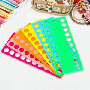 QIANHONGXIU | Large Hole Easy Storage and Winding Thread Organizer Plate