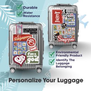 (SG SELLER 🇸🇬) Stickers for Luggage and Laptop